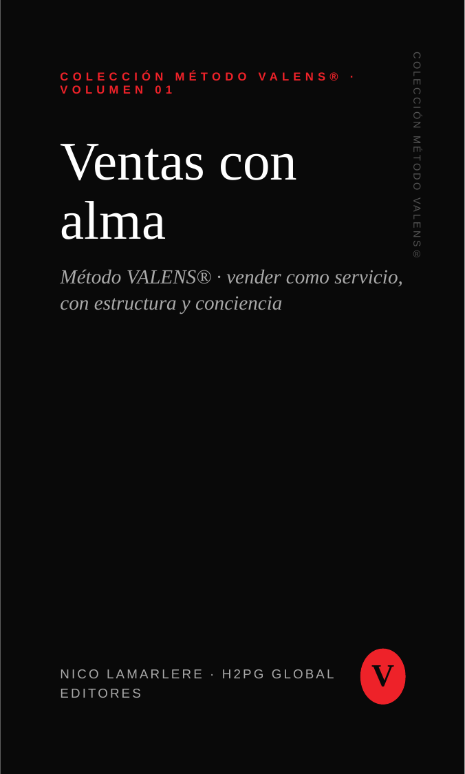 Libro Ventas con alma · Método VALENS® · Nico Lamarlere